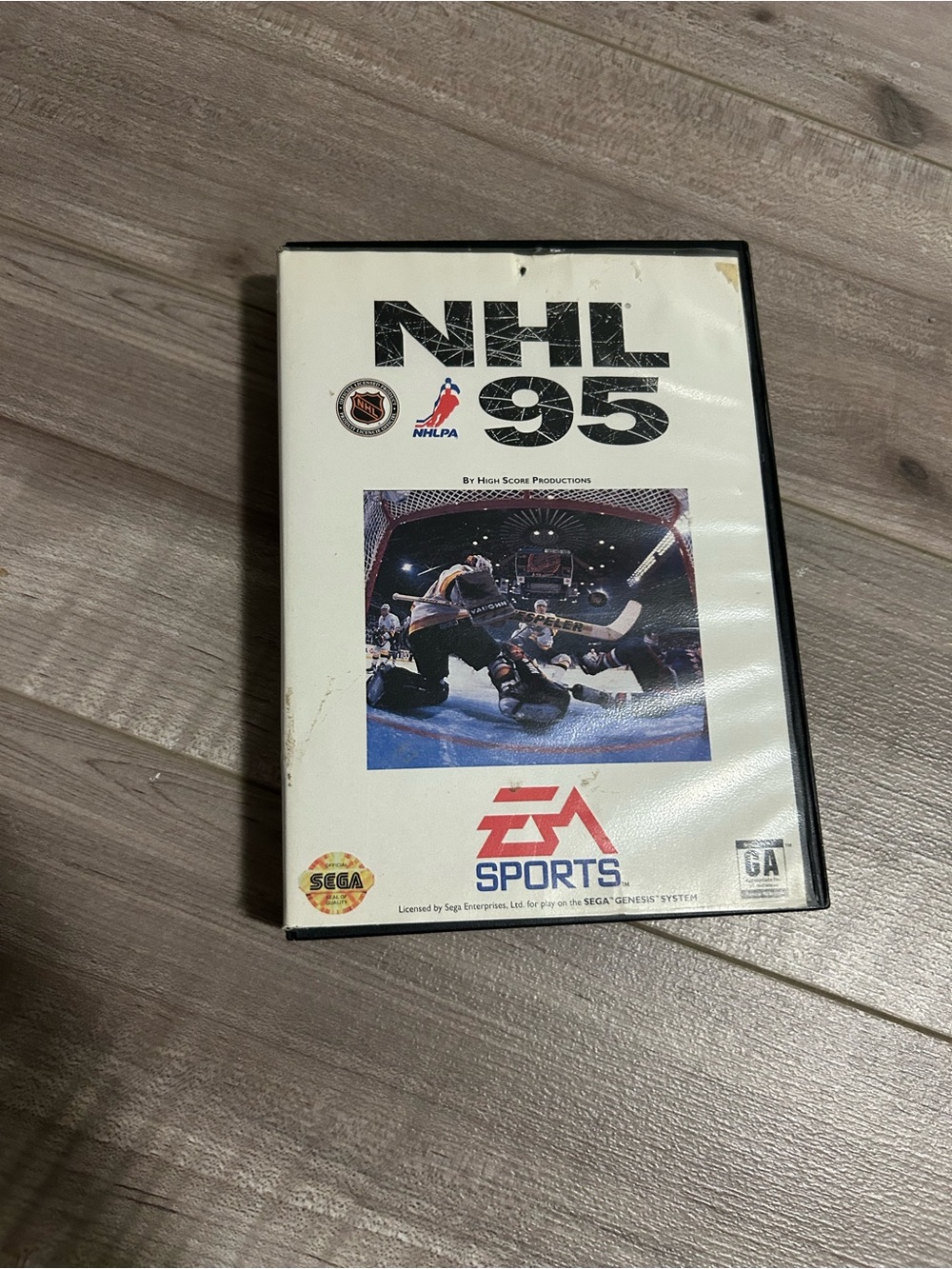 NHL 95 Classic Hockey Game Sega